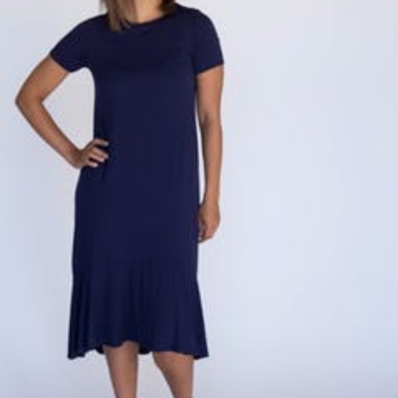 Fitzgerald Dress Vintage Navy - Picture 3 of 4